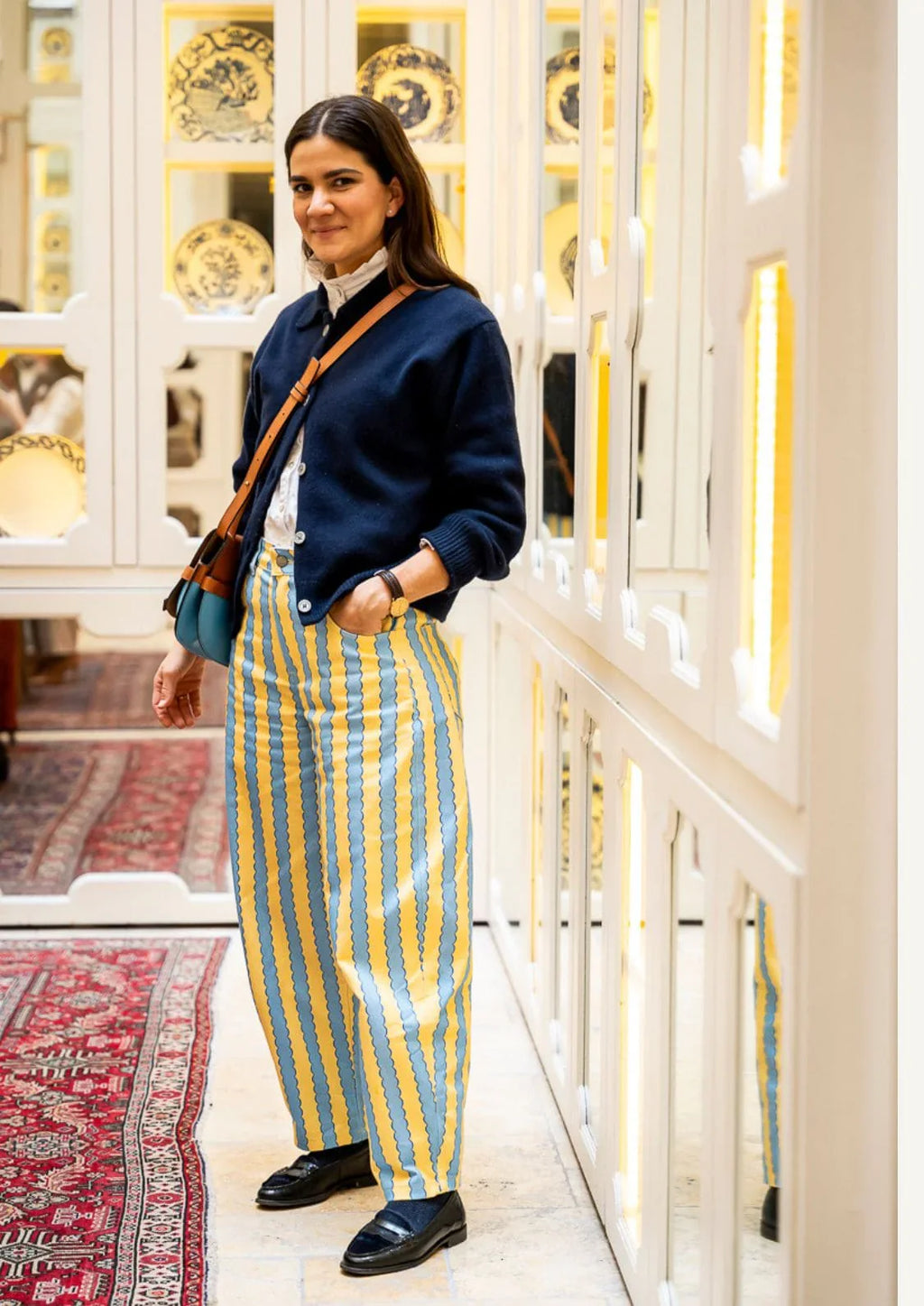 PANTALON NUBE | AZUL AMARILLO