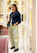 PANTALON NUBE | AZUL AMARILLO