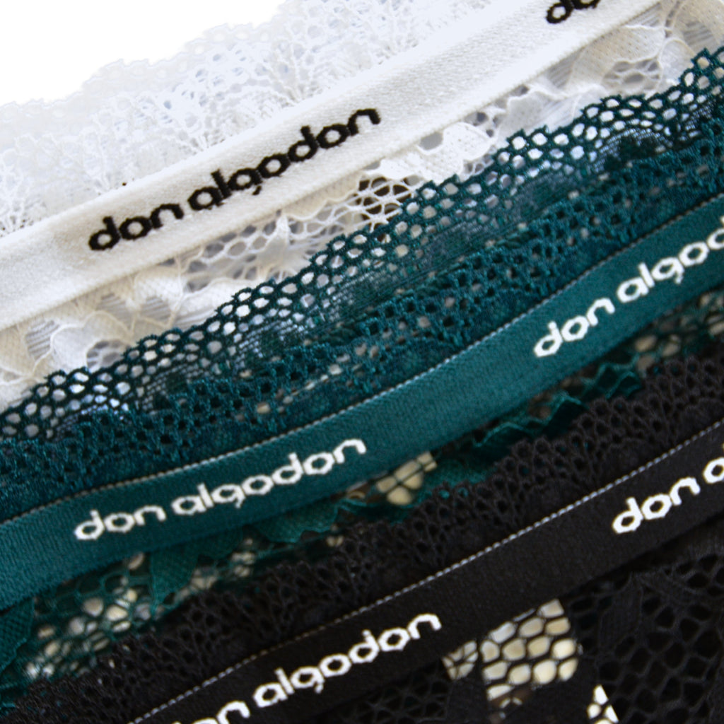 Don Algodon Pack 6 Braguitas Mujer | Suavidad y Comodidad Excepcionales | Transpirables y Resistentes