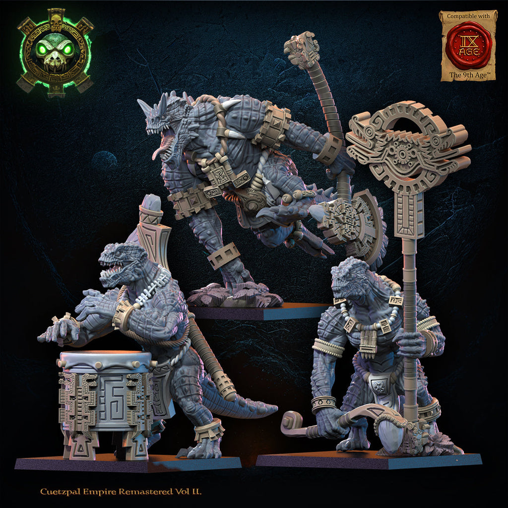 Cipactli Unit, Lost Kingdom Miniatures