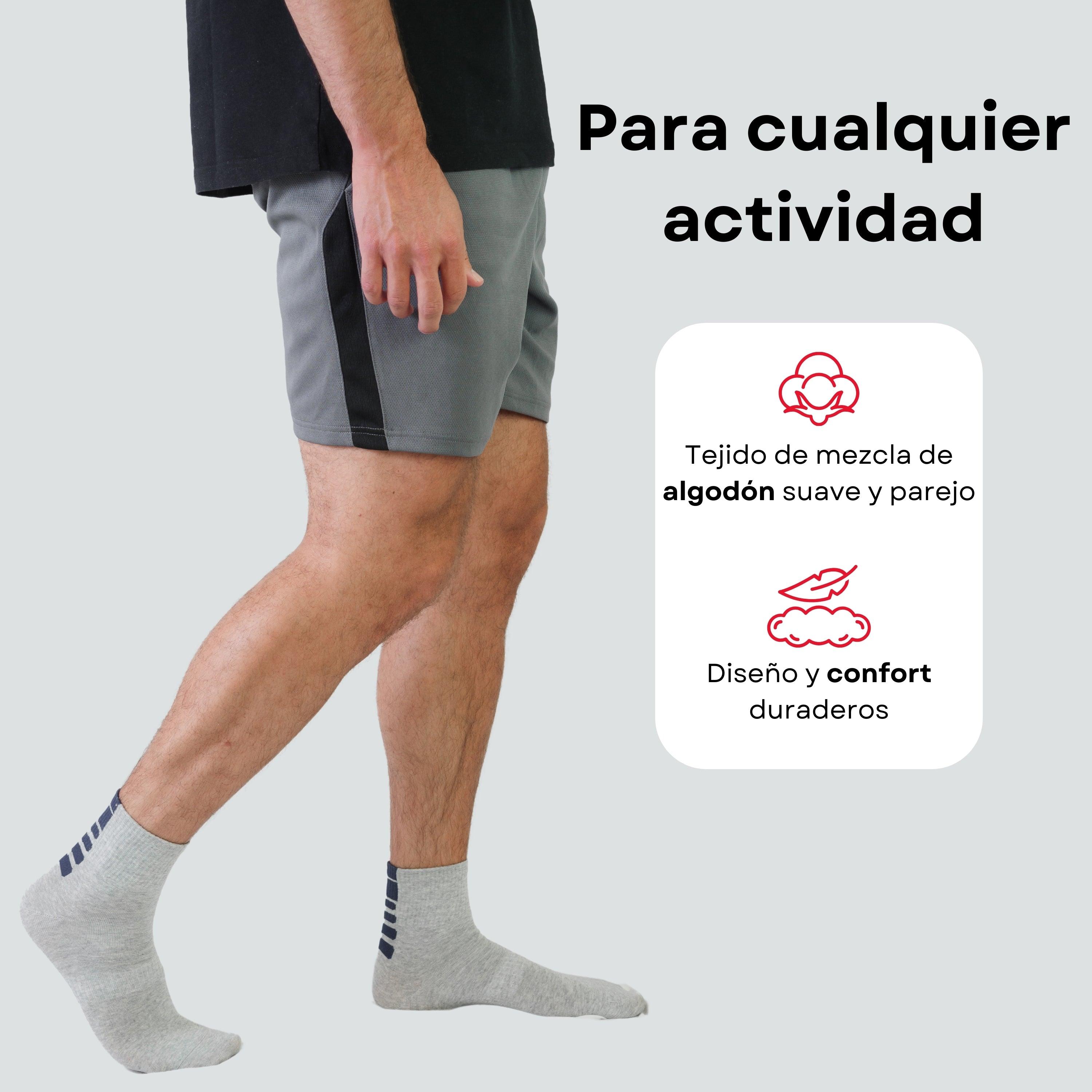 MVA | Pack de 3 Pares Surtidos de Calcetines Unisex Deportivos | Ricos en Algodón | Altos