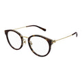 Gucci Gold Frame Eyeglasses — Brown