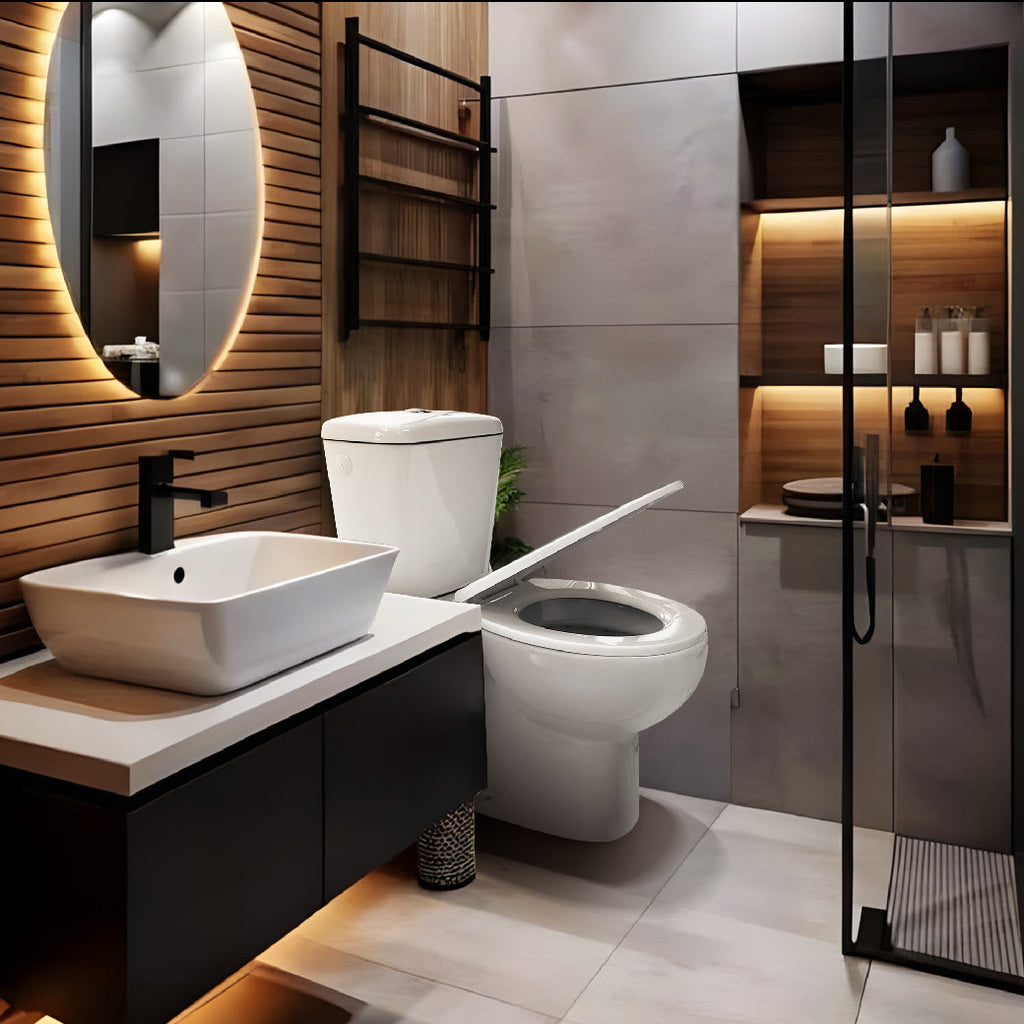 BATHME GADIR Inodoro Completo Salida Suelo Blanco