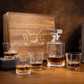 Decantador de Whisky Personalizado con Nombre e Inicial Elementos de Golf Regalo de Cumpleaños para los Amantes del Golf
