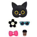 Detachable DIY Bag Accessories - Black / F