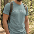 Personalizada Multicolor Vikingo Runas Diseño Camiseta Sudadera Sudadera con capucha con nombre Regalo del Día del Padre para los entusiastas de los vikingos y los amantes de la cultura nórdica