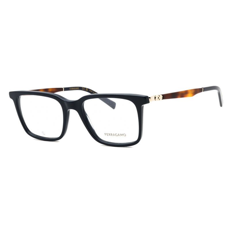 Ferragamo SF2969 Mixed Material Eyeglasses — Black