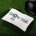 Bolsa de maquillaje personalizada Show Time Horse Show con pulsera con nombre Accesorio de viaje diario Regalo de cumpleaños para mujeres entusiastas de la hípica