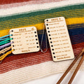 Personalizada Ubicación Temperatura Manta Diseño Carta de Colores con Cadena de Cuentas Crochet Accesorio Cumpleaños Día de la Madre Regalo para los amantes de tejer