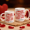 Taza de café de cerámica personalizada F*ck I Love You Every Day 11 oz 15 oz con nombre Divertido uso diario Regalo de San Valentín para ella Él
