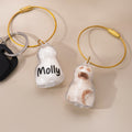 Llavero personalizado en forma de gato con nombre para guardar el pelo de su mascota Regalo conmemorativo y de simpatía para dueños de gatos