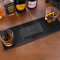 Personalizado Divertido Whisky Receta antideslizante de goma Bar Mat Bebida Posavasos con nombre grabado Inicio Bar Decoración Cumpleaños Regalo para el abuelo papá