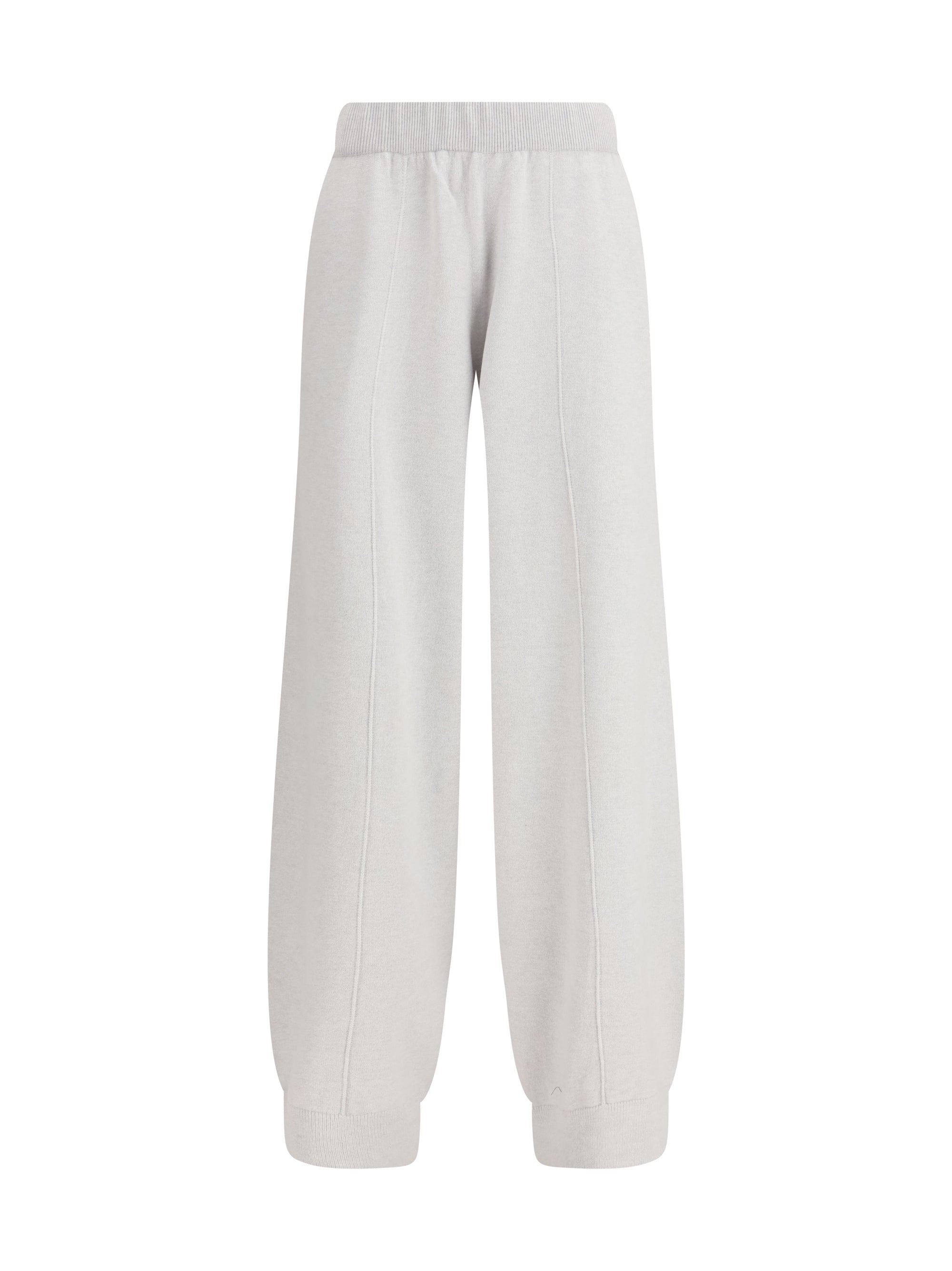 Fabiana Filippi Jewel-Detail Knit Joggers — Beige
