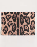 Women's Multicolor Leopard Print Envelope Paper Post Card Holder Accessory