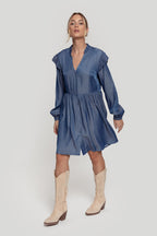 VESTIDO  VOLANTES