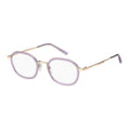 Marc Jacobs Gold Metal Frame Eyeglasses — Purple