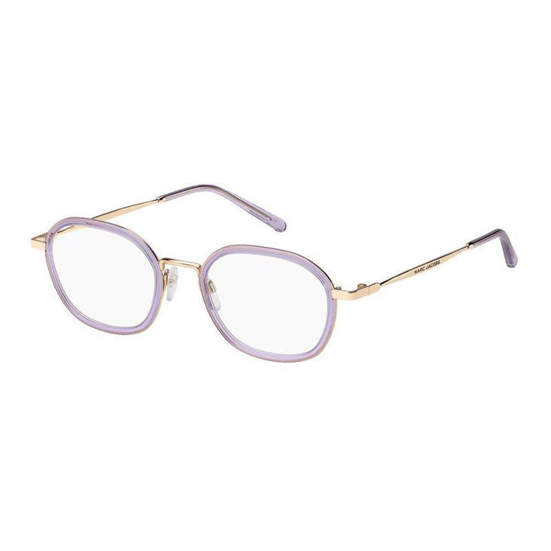 Marc Jacobs Gold Metal Frame Eyeglasses — Purple