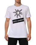 White Sacred Heart Short Sleeve Men T-Shirt Cotton