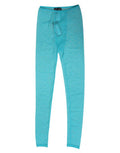 Women's Logo Lace Nylon-Elastane Leggings Blue