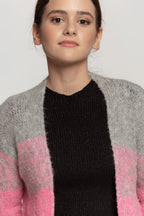 CARDIGAN  BICOLOR
