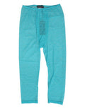 Women's Light Blue Logo Lace Tight Midi Trouser Underwear Nylon Elastane