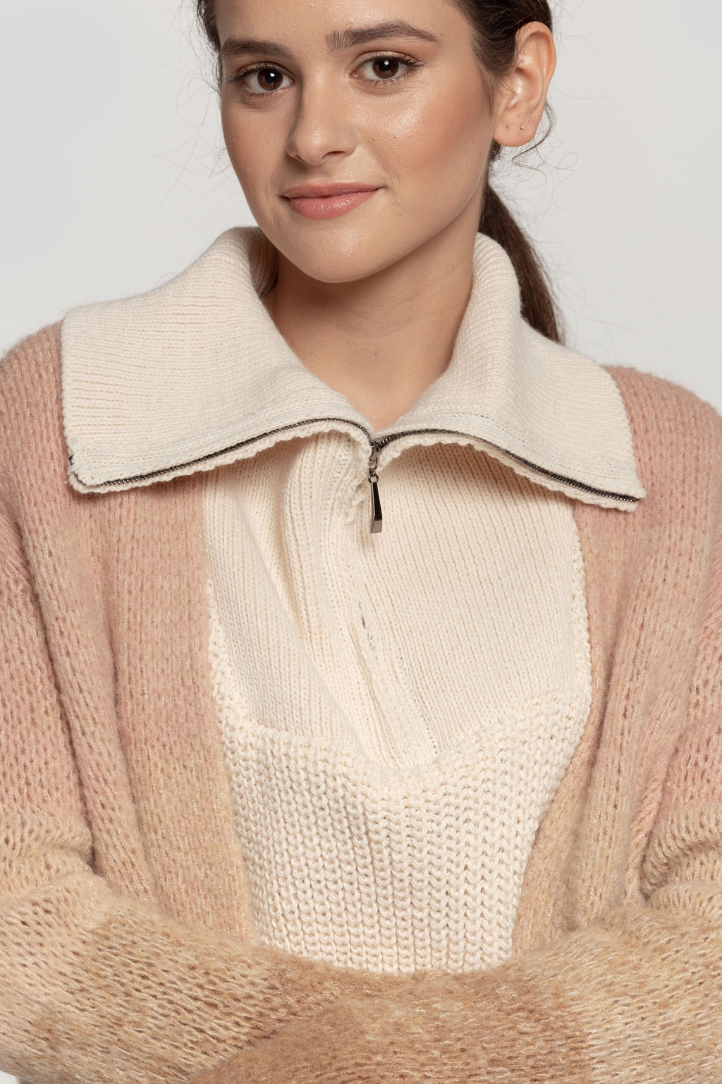 CARDIGAN  BICOLOR