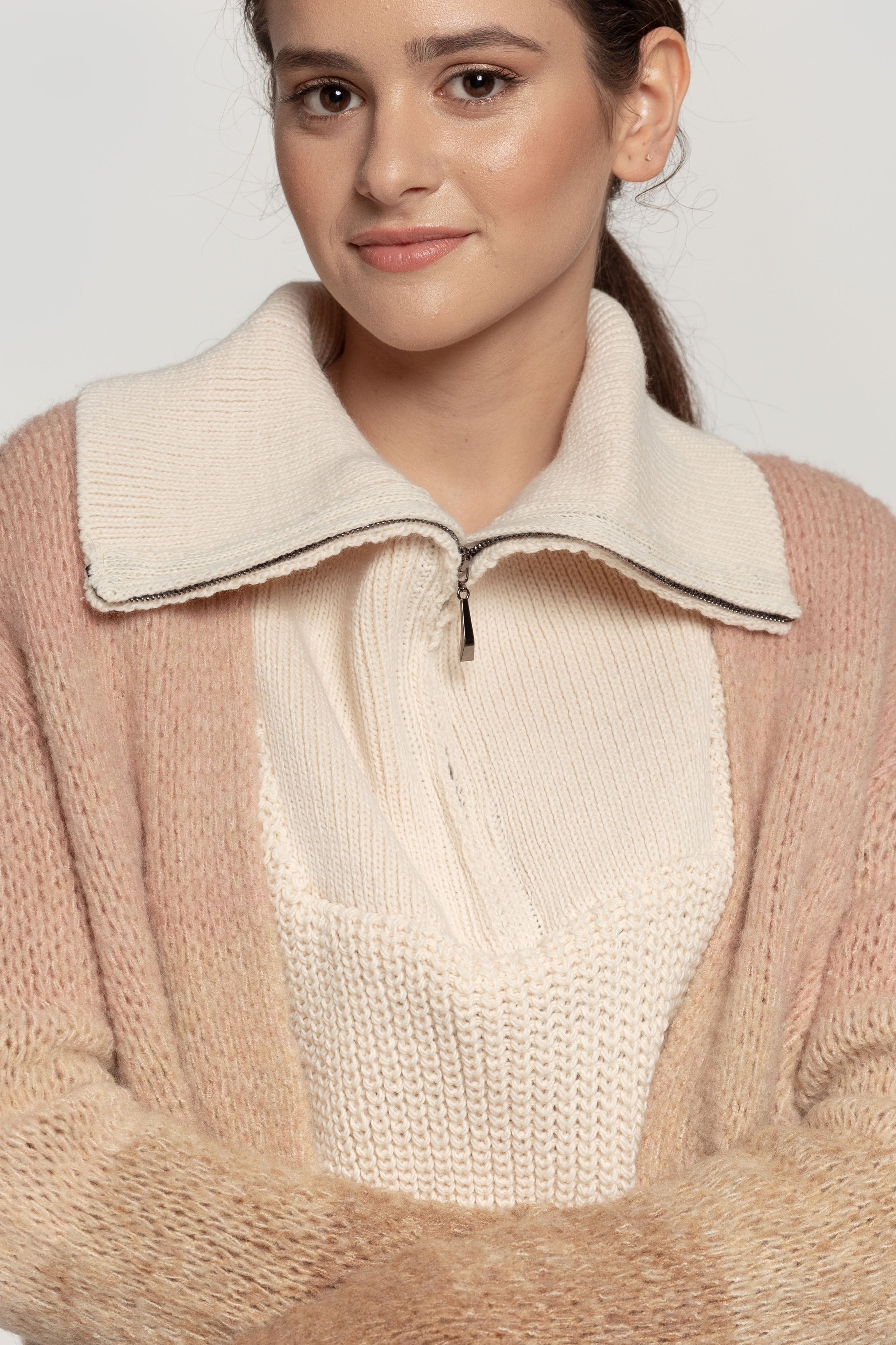 CARDIGAN  BICOLOR