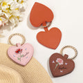 Personalizado de cristal de nacimiento de flores portátil de cuero magnético PU sombrero clip con nombre de viaje Accesorios de regalo de cumpleaños para las mujeres niñas
