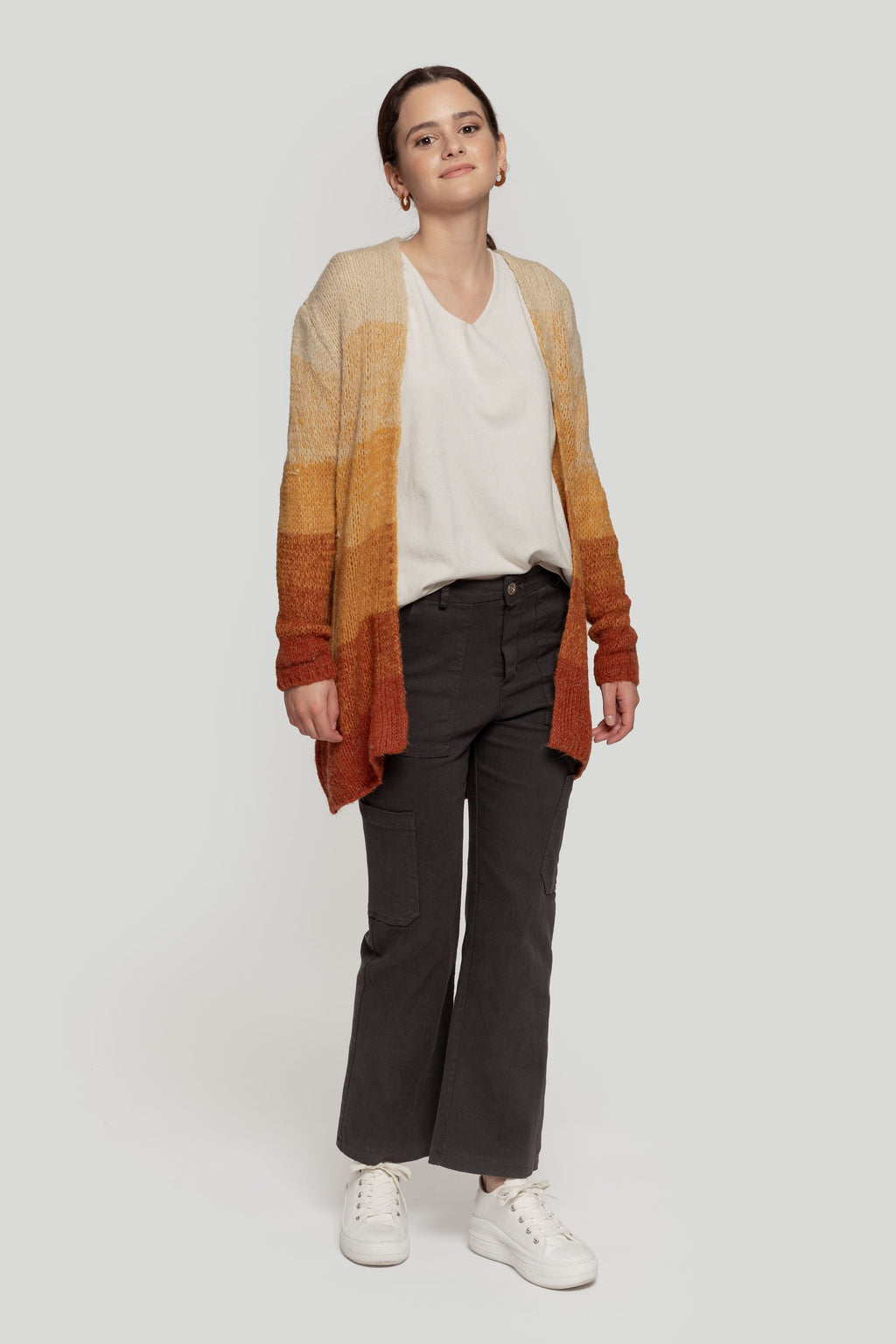 CARDIGAN  BICOLOR