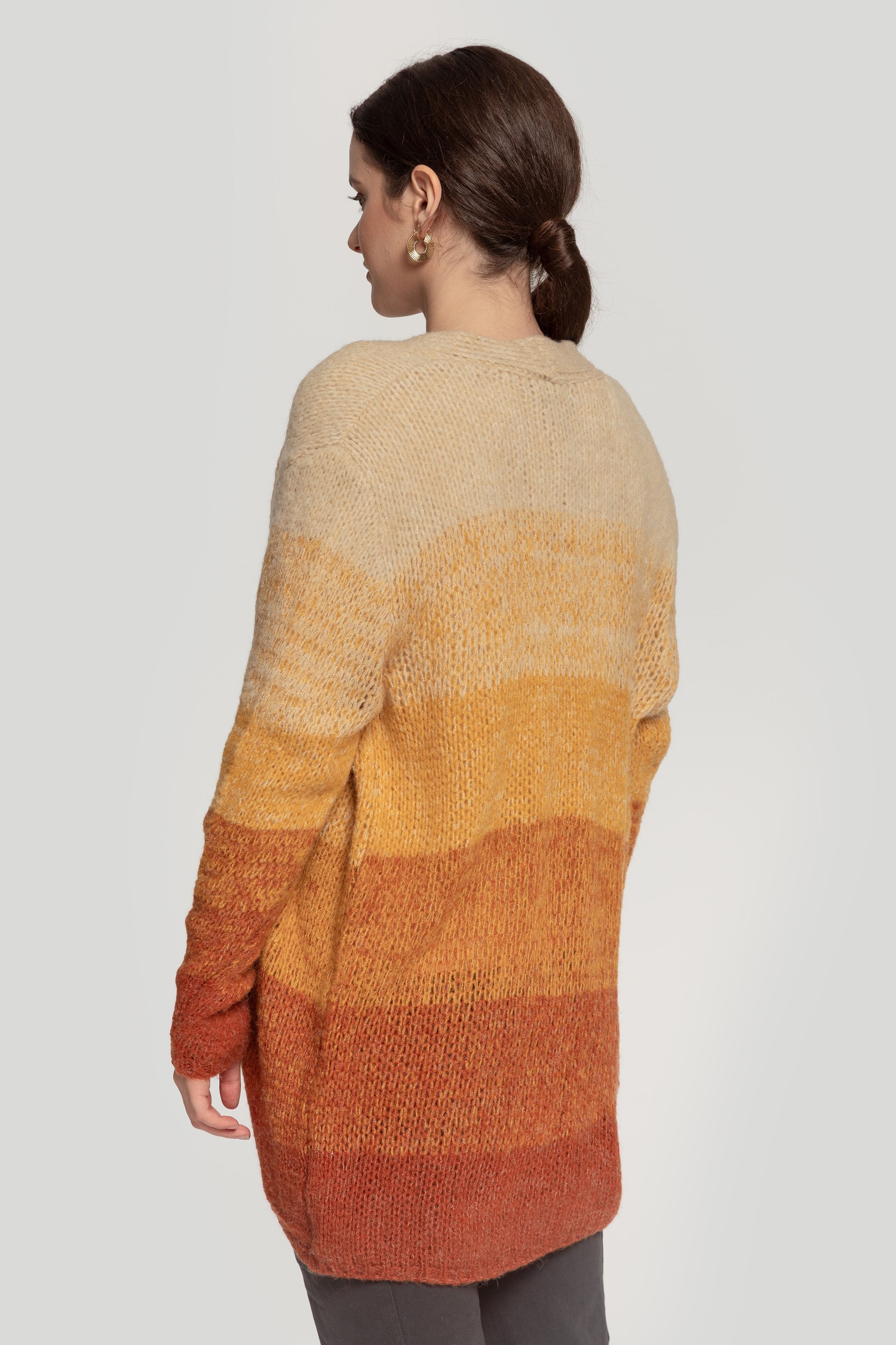 CARDIGAN  BICOLOR