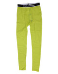 Women's Nylon Logo Lace Leggings Green Elastane