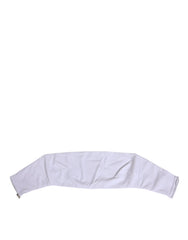 Women's White Nylon Strapless Corset Top Underwear Elastane