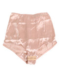 Women's Pink Acetate High Waist Shorts Panty Underwear 51+04+pa