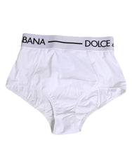 Women's White Nylon Logo Waistband Panty Underwear 25+pa Clothing