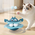 Juguete interactivo 2 en 1 personalizado con nombre y 2 pelotas para el Día de la Mascota Regalo de cumpleaños para dueños amantes de los gatos