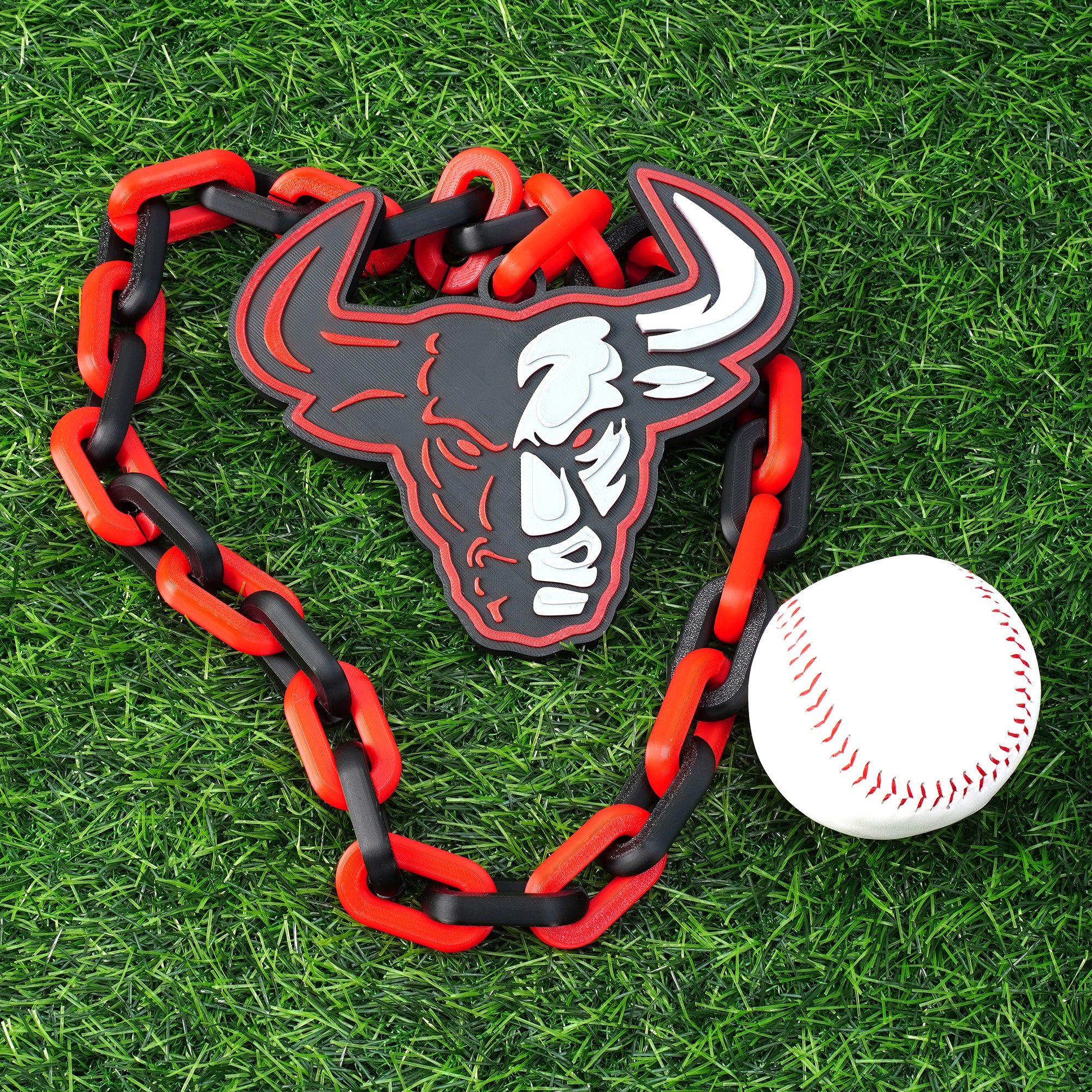 Cadena personalizada en 3D con el logotipo deportivo de un equipo con foto Regalo de cumpleaños el día del partido para los miembros de un equipo Aficionados a los deportes