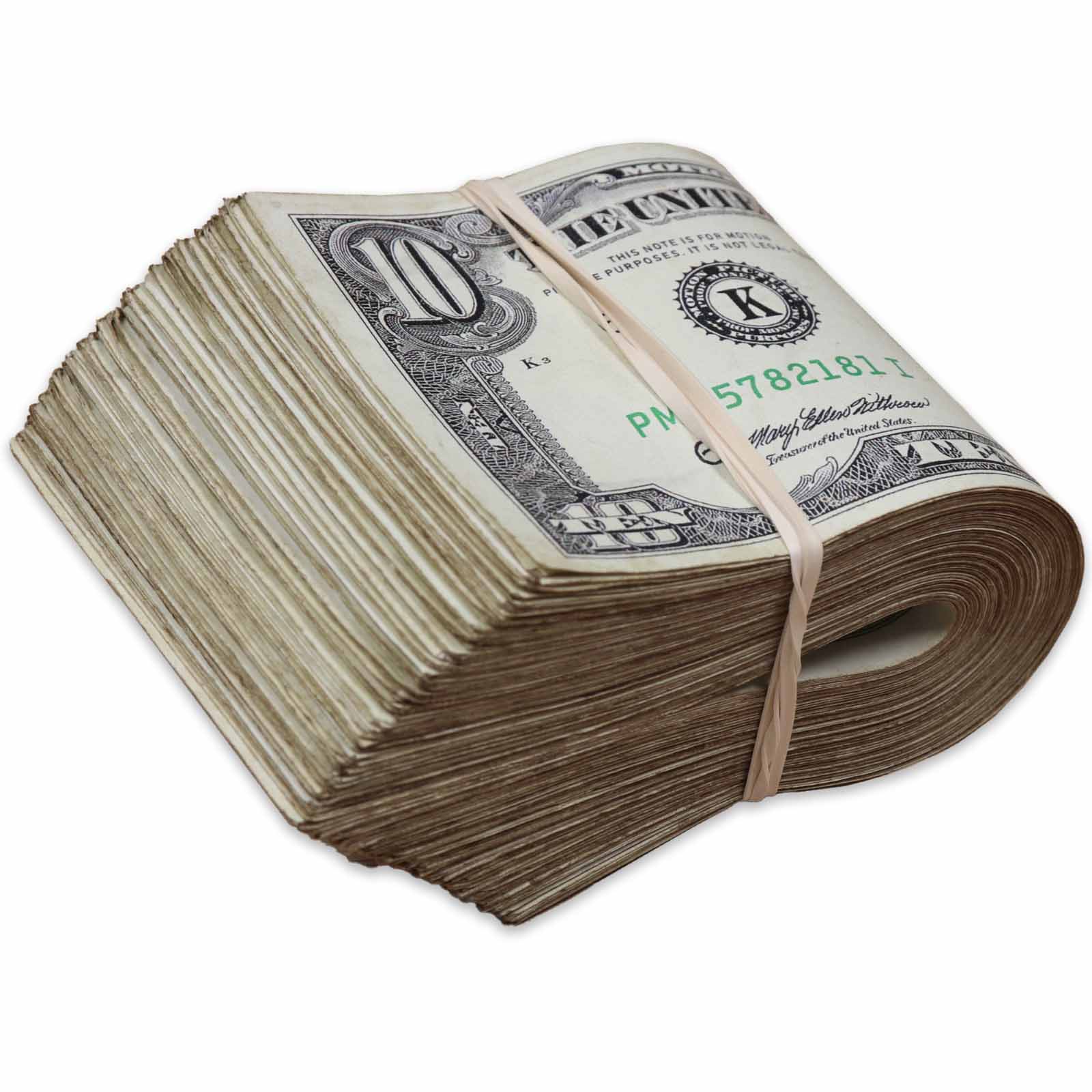 $1,000 RealAged® Full Print 1990 Series Band By Prop Money Inc.