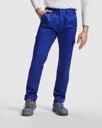 Pantalón largo laboral corte recto y tejido resistente Vetonek