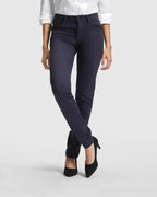 Pantalón largo de mujer entallado con tejido resistente y confortable Vetonek