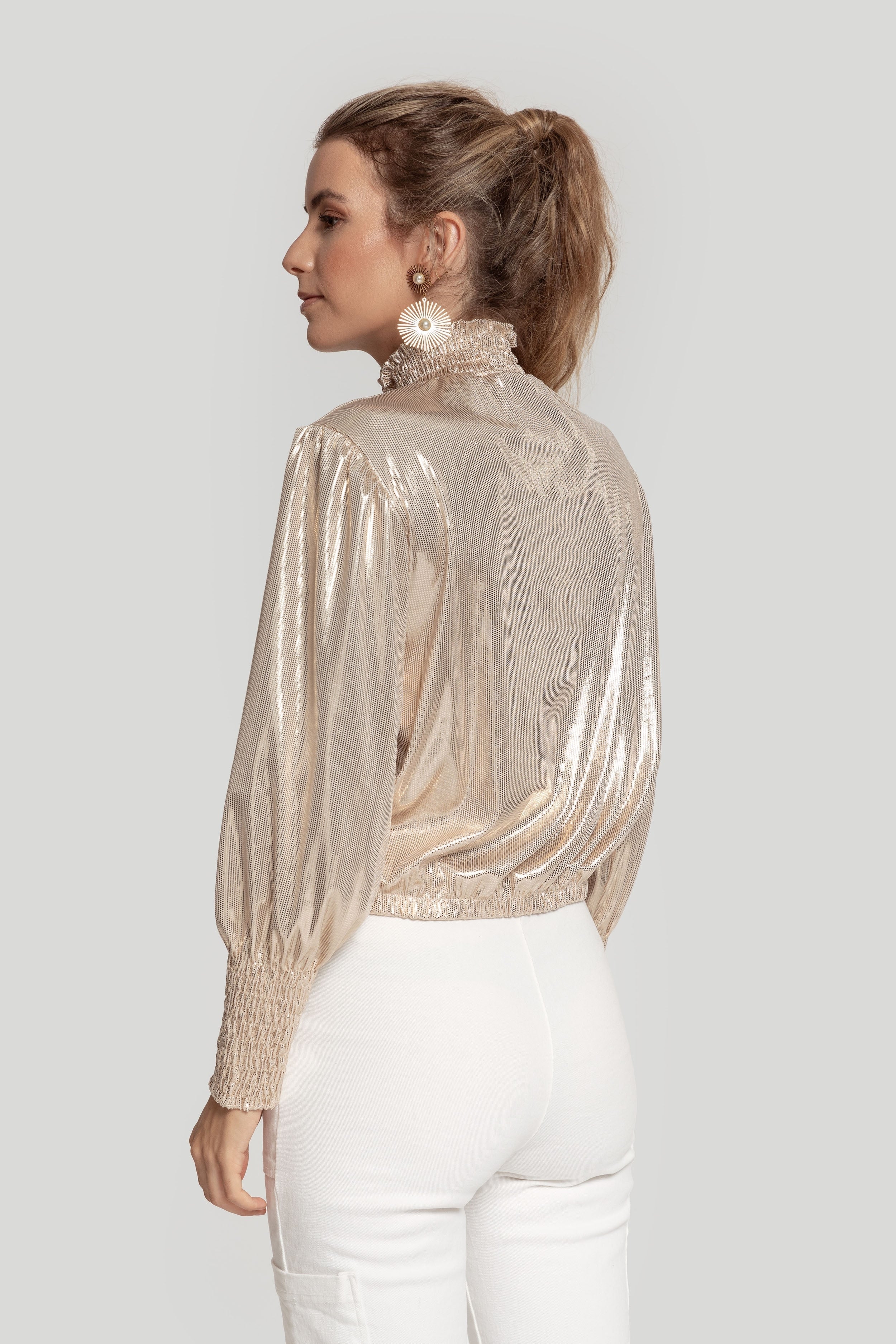 BLUSA  METALIZADA