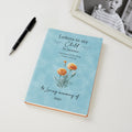 Cartas personalizadas a mi hijo en el cielo Flor de nacimiento Cuaderno A5 con nombre Aborto espontáneo Recuerdo del bebé Regalo conmemorativo para padres