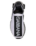 Women's Black White Slip On Sorrento Sneakers Shoes 05+pl+pu+vi