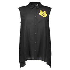 Black Viscose Womens Shirt