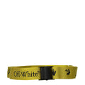 Women's Yellow Fabric Regular Belt