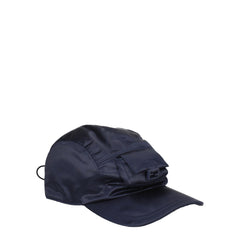 Men's Blue Polyamide Cap (baseball Hat)