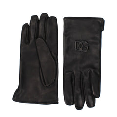 Men's Black Leather Gloves