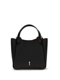 Christian Louboutin Pebbled Calf Leather Shoulder Bag — Black