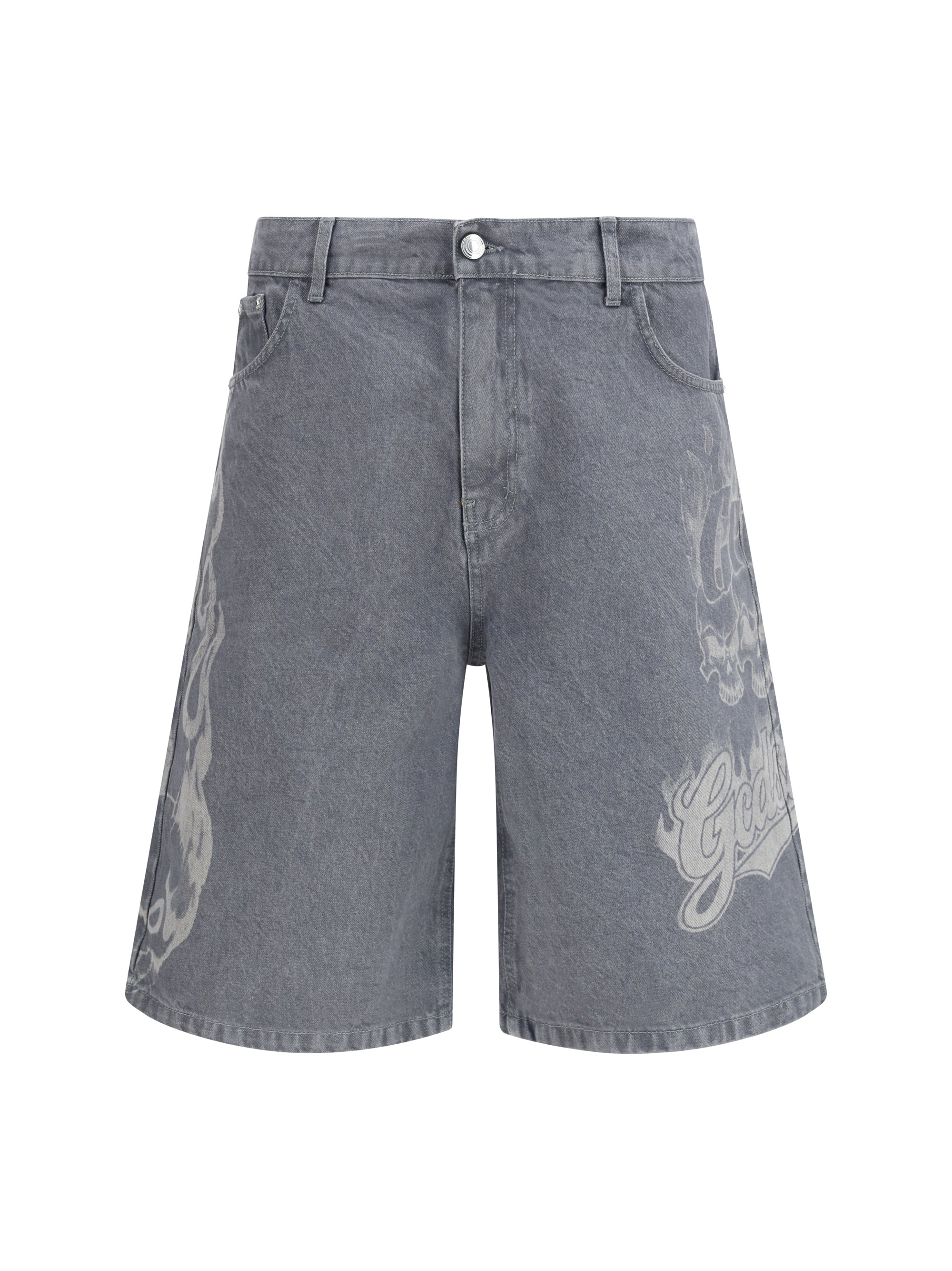 GCDS Riders Bermuda — Gray