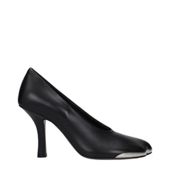 Women's Leather High Heel Black