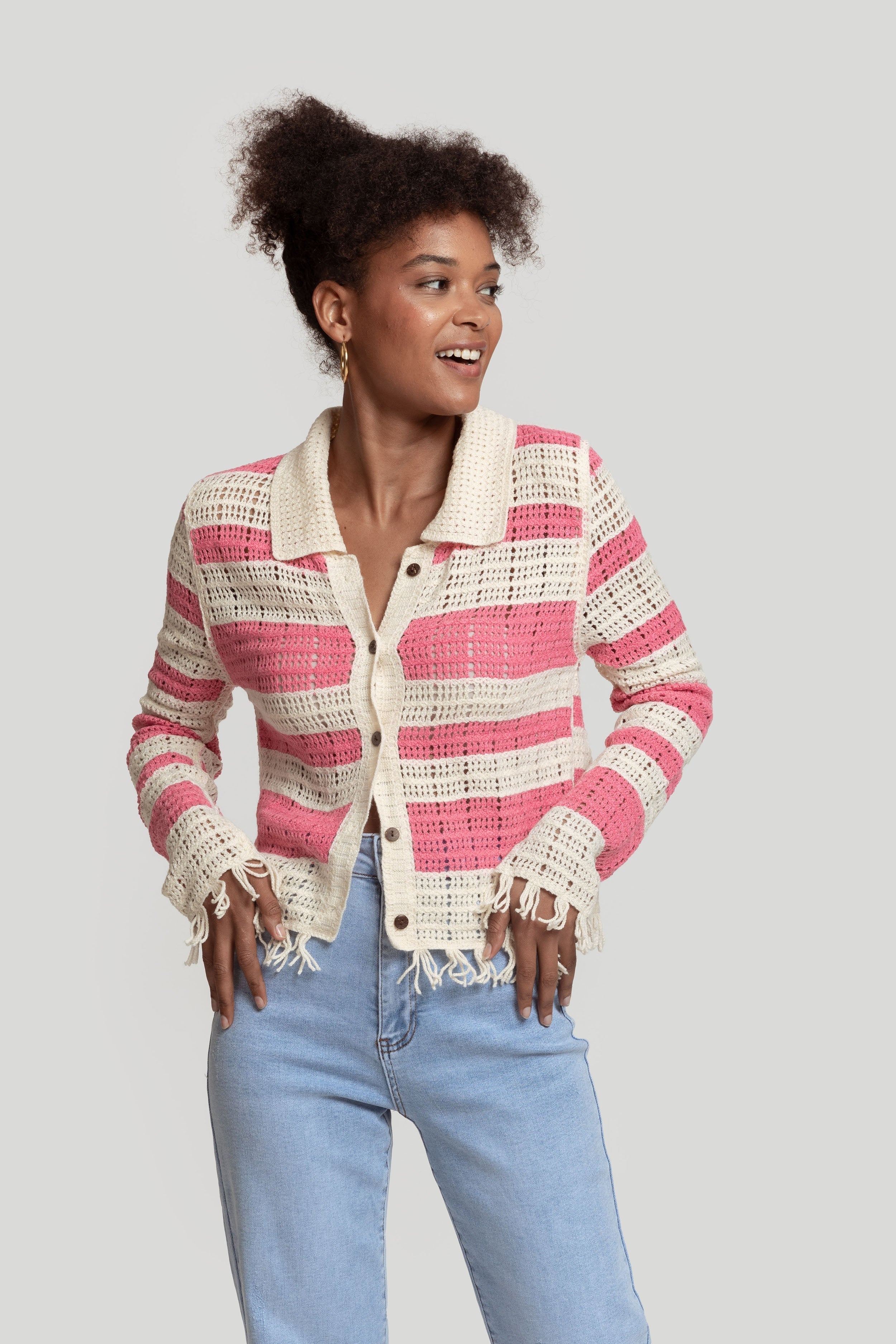 CARDIGAN  FLECOS
